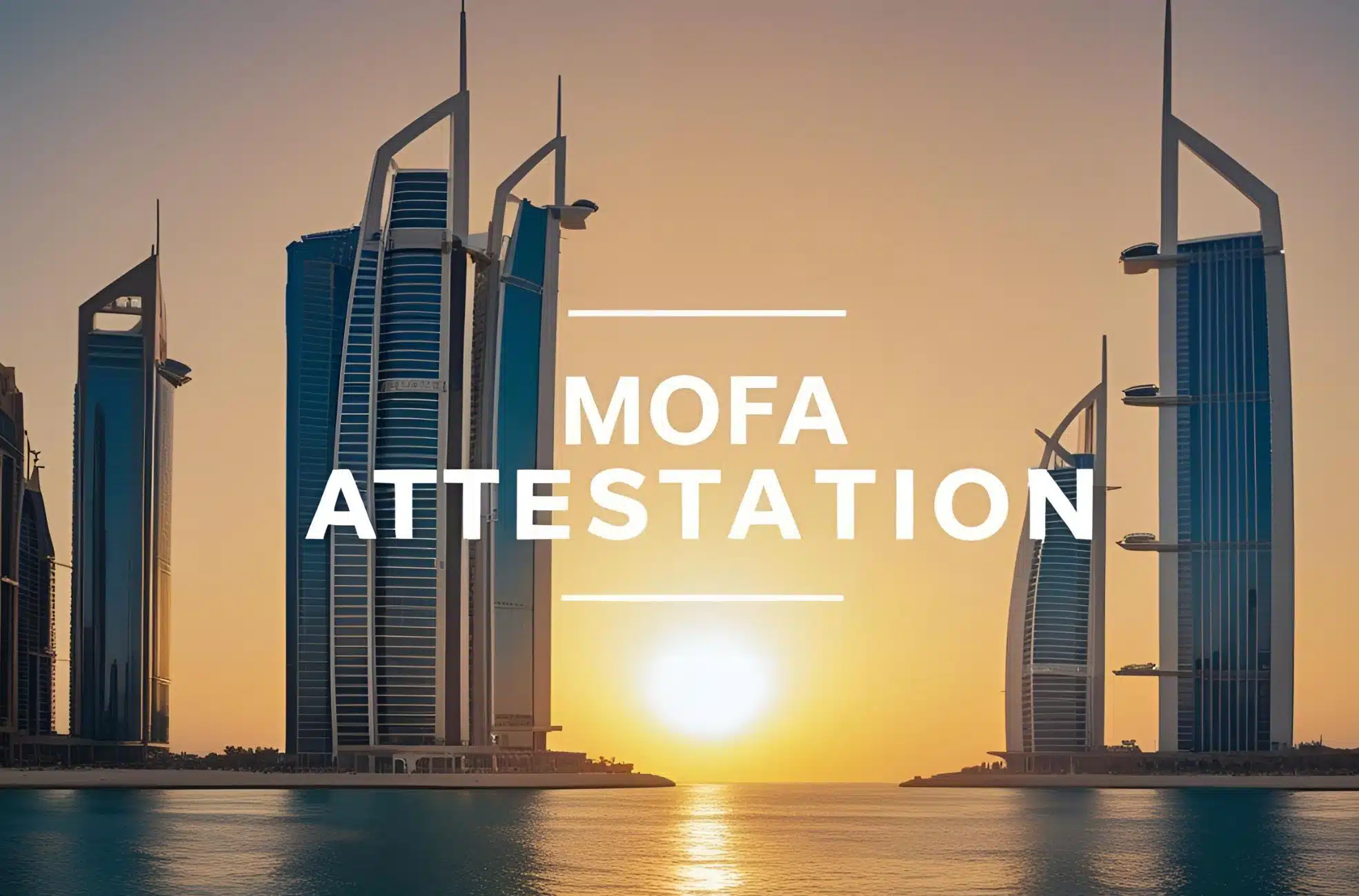 Mofa Attestation Certificate