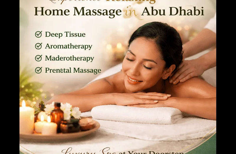 Luxury home spa experience in Abu Dhabi