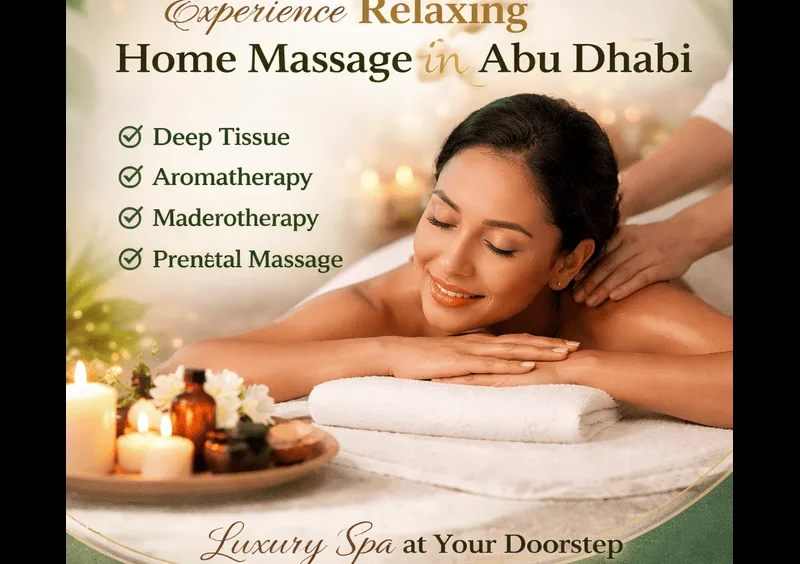 Luxury home spa experience in Abu Dhabi
