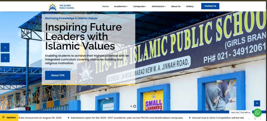 Tips islamic school in karachi